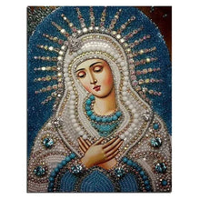 Load image into Gallery viewer, Holy Virgin Mary 5D DIY Diamond Painting Crystal Orthodox Icon Figure Decorative Cross-stitch Fashion Religion Paintings
