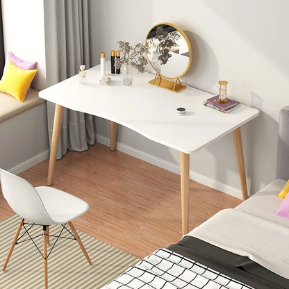 Stand Up Desk Workstation Whole-Piece Desktop Ergonomic Standing Computer Desk Home Office Study Desk Wood Spacious For Student