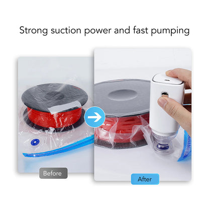 Auto Vacuum Bag Pump Rechargeable Portable Electric Vacuum Sealed Compression Pump for 3D Printing Consumables 5V Vacuum Pump