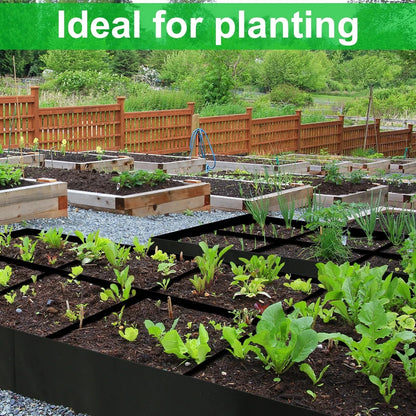 New 4/8 Grids Garden Raised Planting Bed Fabric Raised Garden Bed Square Felt Garden Flower Grow Bag Vegetable Planter Pot