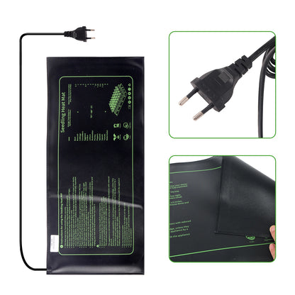 20W Seedling Heat Mat Plant Seed Germination Propagation Clone Starter Pad Greenhouse Seedling Heating Mat EU Plug Waterproof