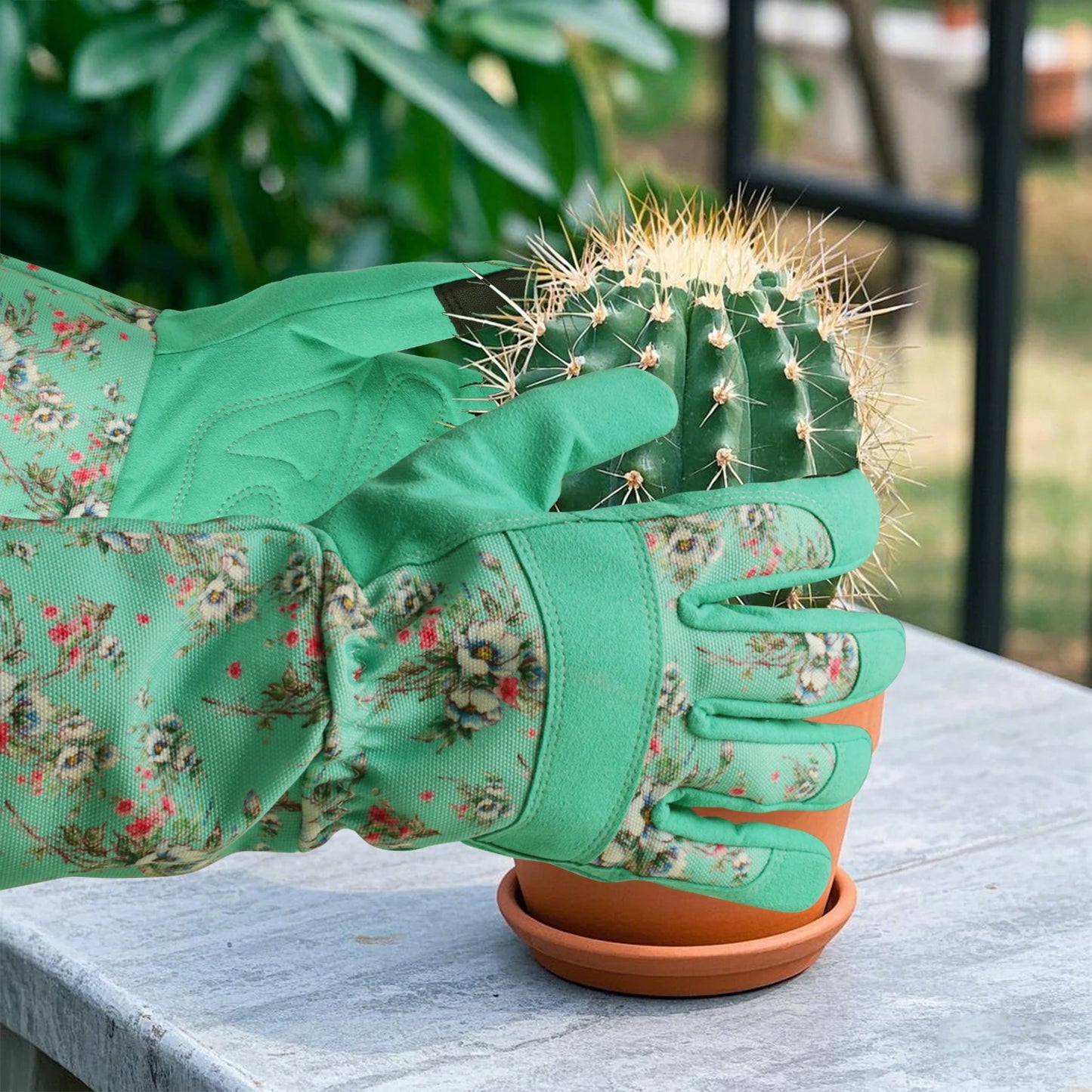 Gardening Gloves for Women Breathable leather Garden Gloves with Grip Thorn-Proof Puncture-Resistant Work Gloves