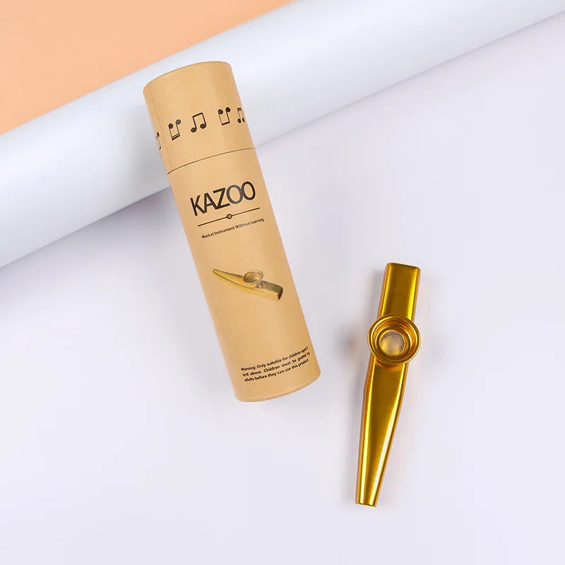 Lightweight Kazoo Aluminum Alloy Metal Fun Instrument Easy To Use for Music Lovers Professional Music Instrument Clarinete