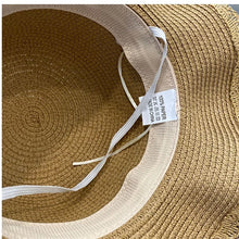 Load image into Gallery viewer, Kids Hat For Girls 3-8Y Straw Children&#39;s Sunshade Cap Bag Summer Baby Travel Sunscreen Beach Hat Sun Fisherman Cap Fashion Style
