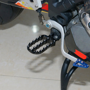 NICECNC Motorcycle Footpegs Set with Bolts Aluminum Stainless Steel for KTM 690 Enduro/R 2008-2023 4.21" x 2.44"