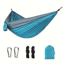 Load image into Gallery viewer, Camping Hammock Lightweight Hammock Portable Hammocks for Indoor Outdoor Hiking Camping Backpacking Travel Backyard Beach
