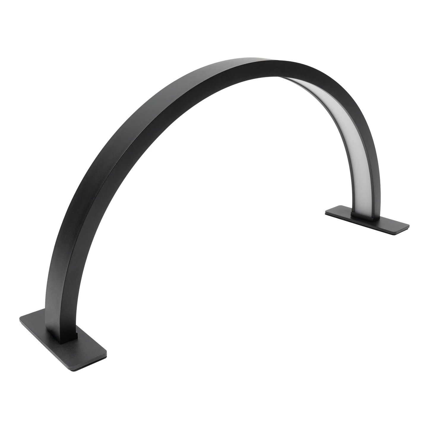 LED Half Moon Light Adjust Brightness 3000K‑6000 Half Moon Desk Lamp for Nail Art, Facial Spa, Skincare, Lash Extensions