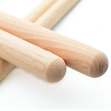 Load image into Gallery viewer, Classic Claves Rhythm Sticks Wooden Drum Sticks Classic Claves Percussion Instrument Kid Children Musical Toy Rhythm Learning
