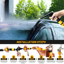 Load image into Gallery viewer, Garden Hose Nozzle With 3 Patterns Watering Lawn Water Gun Farming Supplies Car Wash High Pressure Products Gadgets Pistol Guns
