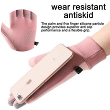 Load image into Gallery viewer, Womens Autumn and Winter Sports Warm Gloves Waterproof and Anti Slip Cycling Gloves Wind and Cold Resistant Outdoor Activity Glo
