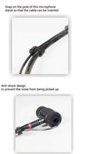 Load image into Gallery viewer, Instrument Microphone Clip Clamp for Violin Mandolin Cello and Wooden Guitar, Mic Stand Rackmount
