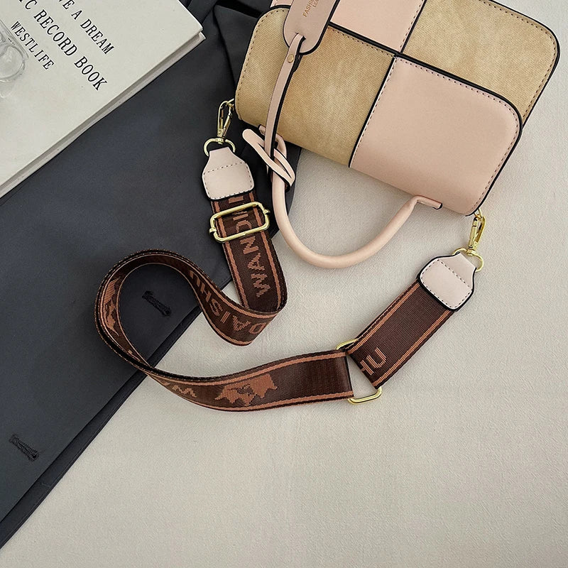 Chic Vintage-Inspired Clutch Bag for Women Trendy Crossbody Handbag Minimalist Leather Tote with Designer Solid Color Charm