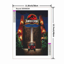Load image into Gallery viewer, Jurassic World 5D Diamond Painting Kits Dinosaur Sticking Diamond Embroidery Handmade DIY Mosaic Home Decoration Children's Gift
