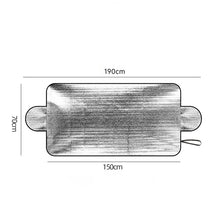 Load image into Gallery viewer, Car Exterior Protection Snow Blocked Car Covers Snow Ice Protector Visor Sun Shade Front Rear Windshield Cover Block Shields
