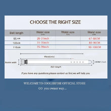Load image into Gallery viewer, Women&#39;s Trousers Belt  Leather Trend White Belt Fashion High Quality Trouser Belts Solid Vintage Pin Buckle Ladies Strap LB2146-

