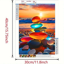 Load image into Gallery viewer, Beach Landscape Diamond Painting Set, DIY Adult Full Diamond Home Decoration Painting Set, Adult, Frameless Art Crafts

