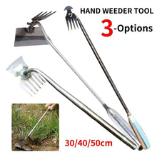Load image into Gallery viewer, Garden Weeding Tool 30/40/50cm Weed Extractor Removal Agricultural Bonsai Tool Garden Supplies Horticulture for Home Outdoors
