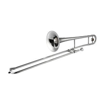Load image into Gallery viewer, Brass Gold Lacquer Silver Trumpet Alto Trombone Brass Bb Tone B Flat Wind Instrument with Cupronickel Mouthpiece Wind Instrument
