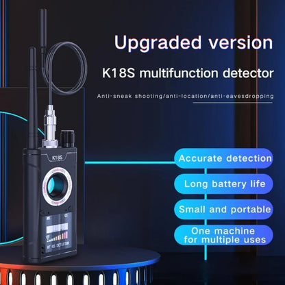 Hidden Camera Detectors Device Detector,Spy Detector,RF/Bug Signal Scanning/IR Mode Detection/Magnetic Field Detection