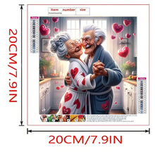 Load image into Gallery viewer, A romantic dance diamond painting set, DIY adult full diamond home decoration painting set, adult, frameless art crafts
