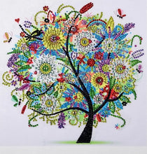 Load image into Gallery viewer, Diamond Embroidery Winter Flower Tree Special Shaped Diamond Painting Needlework Rhinestone 5d Drill DIY Crystal Painting
