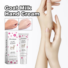 Load image into Gallery viewer, OceAura Goat Milk Hand Cream Cream Nourishing Moisturizes Soothes Hand Skin Whitening And Brightening Skin Care Product
