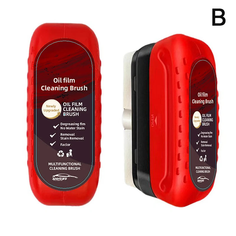 Car Glass Glossy Powerful Car Windshield Cleaner Oil Film Remover Car Window Glass Cleaner Removes Dirt Car Cleaning Brush