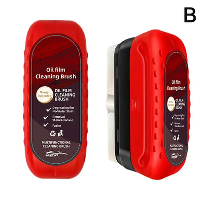 Car Glass Glossy Powerful Car Windshield Cleaner Oil Film Remover Car Window Glass Cleaner Removes Dirt Car Cleaning Brush