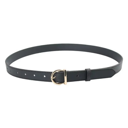 Women's Belt Fashion Pin Buckle Thin Belt Genuine Luxury Soft Belt Women With Cargo Pants Jeans Windproof Belt Pu Leather Belt