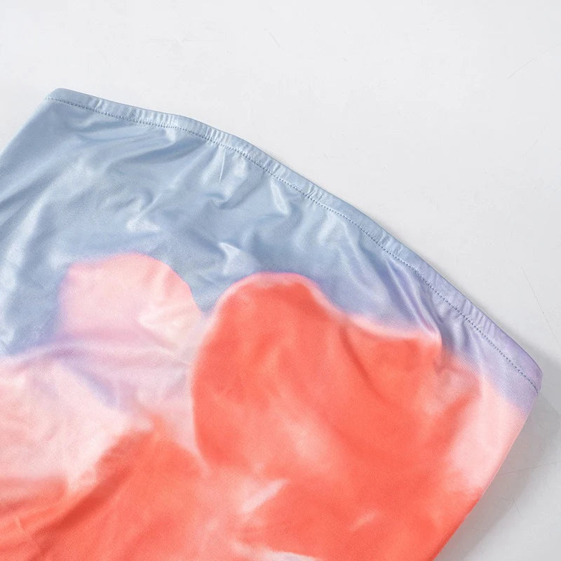 Women's Dresses Summer New Streetwear Fashion Print Casual Slim Dress Sexy Off Shoulder Elegant Female Club Party Dress Clothing