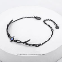 Load image into Gallery viewer, Delicate Shiny Zircon Star Bracelet for Women Simple Gothic Dark Angel Wings Trend Jewelry Girls Gift
