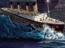 Load image into Gallery viewer, Diamond Painting Full Kit The Titanic Movie Scene 5D Diamond Mosaic Cross Stitch Rhinestone Art Pictures Embroidery Wall Decor
