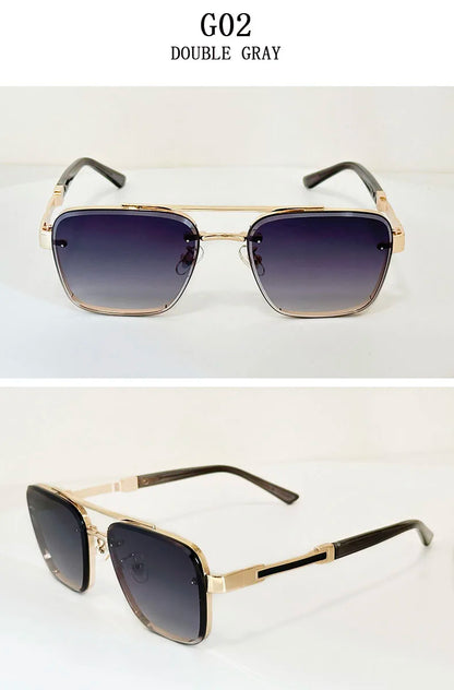 New Sunglasses For Men Luxury Fashion Glasses Sunscreen  Square Sunglasses Women Trendy Vintage Gafas De Sol Hombre Zonnebril Su