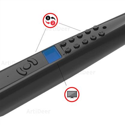 Mini Digital Electronic Wind Saxophone Instrument Blowpipe Sax Flute Clarinet Trumpet Recorder Professional Musical Instruments