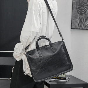 Large Capacity Handbags Men Business Laptop Bag Top-Handle Bags Briefcase With Shoulder Strap Mens Travel Crossbody Bag Totes