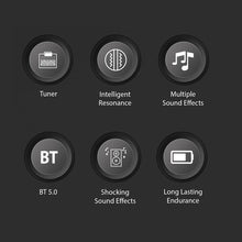 Load image into Gallery viewer, Guitar Pickup Classical Guitar Pickup Vibration Pickup BT Accompaniment Resonance Pickup 3-Band EQ Equalizer Acoustic
