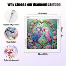 Load image into Gallery viewer, 5D DIY Special Shape Diamond Painting Flower Love Birds Pattern Diamond Mosaic Hand Craft Kit Handmade Gift Home Decoration Gifts
