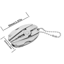 Load image into Gallery viewer, Portable Stainless Steel Multi-Tool Pliers Knife Keychain Screwdriver - Perfect For Outdoor Use!
