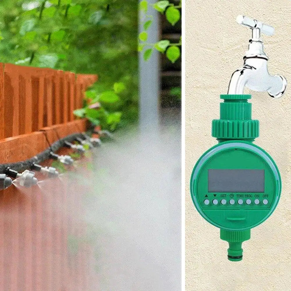 Garden Automatic Watering Timer Intelligent Drip Irrigation System LCD Display Home Horticultural Equipment Accessories For Farm