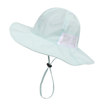 Kids Adjustable Sun Protection Breathable Daily Leisure Bucket Hat Summer Wide Brim sun hat For Fishing, Hiking, Mountaineering