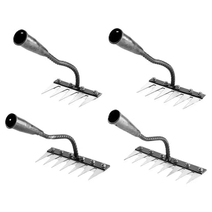 5/6/7/8 Garden Hoe Weeding Tool Digging Wild Vegetables Weeding Loosening Soil Agricultural Farm Tools Menggang Rake