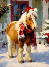 Load image into Gallery viewer, 2026  frameless Diamond painting Humorous and Cute Christmas Animals  Paint Art Poster Diamond Print Home Living Room Entrance

