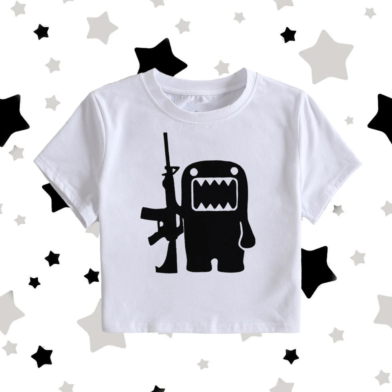 Women's vest cartoon Graphic Tees Y2k Top 90s Clothes Vintage Kawaii Female Clothing Emo Harajuku 2000s Tops Gothic cute Girl