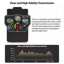 Load image into Gallery viewer, Guitar Pickup Classical Guitar Pickup Vibration Pickup BT Accompaniment Resonance Pickup 3-Band EQ Equalizer Acoustic
