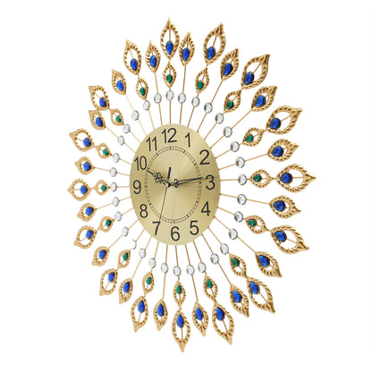 Modern Style Quartz Metal Big Clocks Large Wall Clock Decorative Wall Clocks for Living Room Bedroom Quiet Running