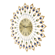 Load image into Gallery viewer, Modern Style Quartz Metal Big Clocks Large Wall Clock Decorative Wall Clocks for Living Room Bedroom Quiet Running
