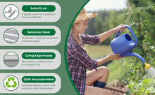 Load image into Gallery viewer, 4x2x1ft Raised Garden Beds Outdoor Kit, Galvanized Oval Planter Box, Metal Bottomless Elevated Garden Boxes Set for Planting Veg
