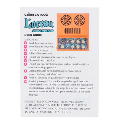 Guitar Amplifier ABS Distortion And Belay Ffunction For Music Lovers And Professionals Plucked Instrument Parts & Accessories