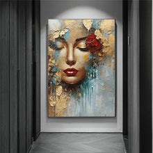 Load image into Gallery viewer, Diamond Painting New DIY Art Abstract Golden Woman Diamond Embroidery Rhinestone Stitch Mosaic Home Decoration

