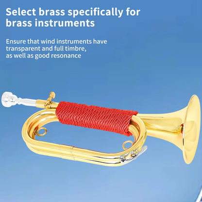 MBAT Tuba Spanish Sound Pure And High-Quality Brass BugleThick Copper Tube Brass Instrument Suitable For Beginners&Performers